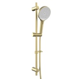 Vado Safari Satin Brass Multi Function Slide Rail Shower Kit
